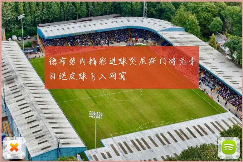 德布劳内精彩进球突尼斯门将无奈目送皮球飞入网窝